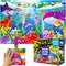 QUOKKA Floor Puzzles for Kids Ages 4–8 – 2x3 FT Giant Glow in The Dark Jigsaw – 48 Large Pieces – Deep Sea Adventure Scene